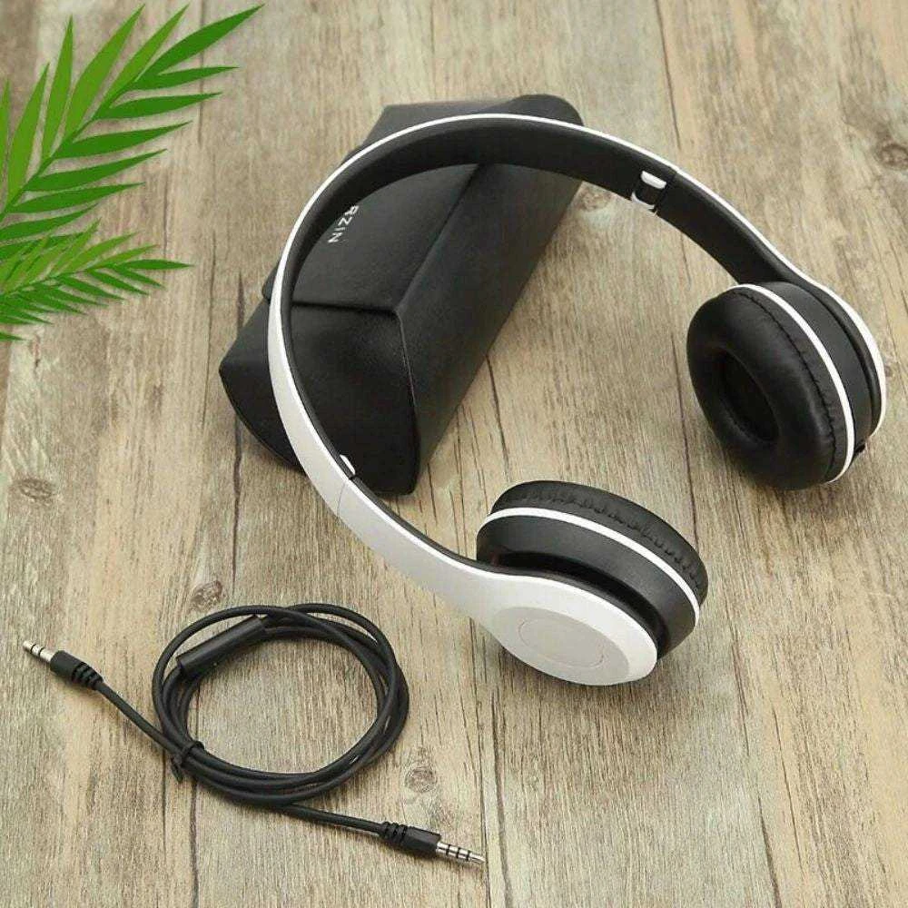 Belaidės ausinės P47 su mikrofonu ir Bluetooth