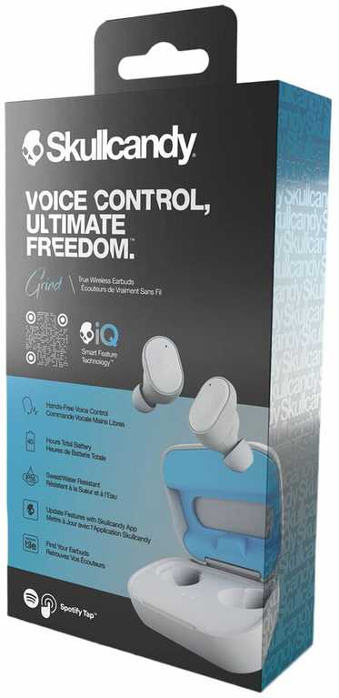 Ausinės Skullcandy | Grind True Belaidės Earphones | S2GTW-P751 | Belaidės | į ausis įkišamos | Light Pilkas/Mėlyna