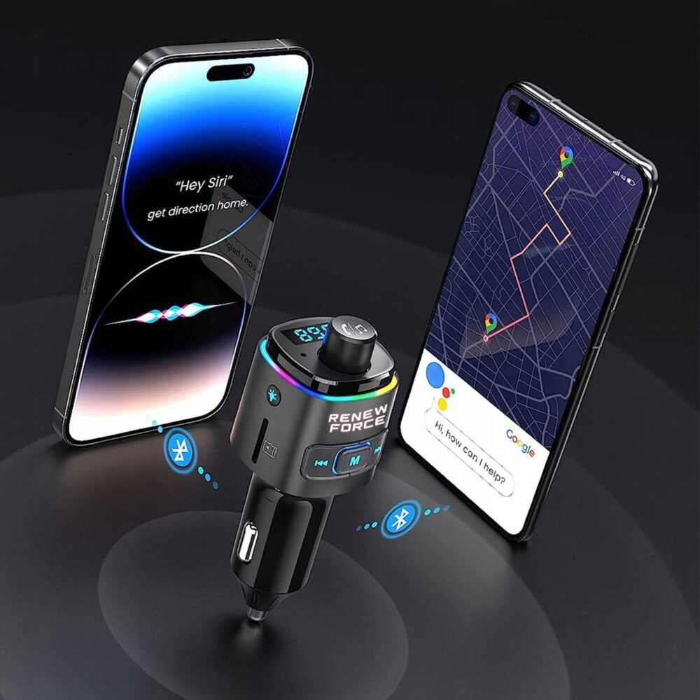 „Bluetooth“ FM automobilio siųstuvas