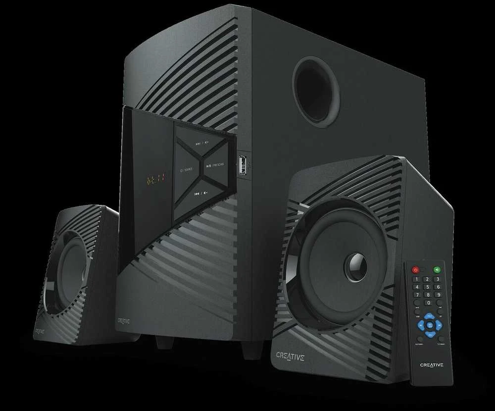 Kompiuterio kolonėlės Creative belaidės kolonėlės 2.1 SBS E2500 juodas Bluetooth 5.0