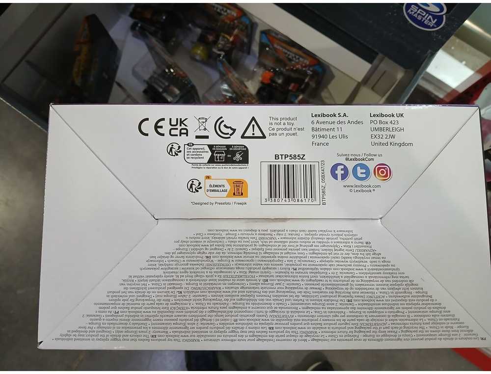 „Lexibook“ – „iParty“ „Bluetooth“ garsiakalbis su lemputėmis ir mikrofonu (BTP585Z)