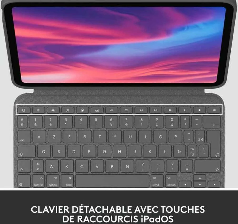 Klaviatūra ir pelė Kit Logitech COMBO TOUCH FOR IPAD (10TH GEN)