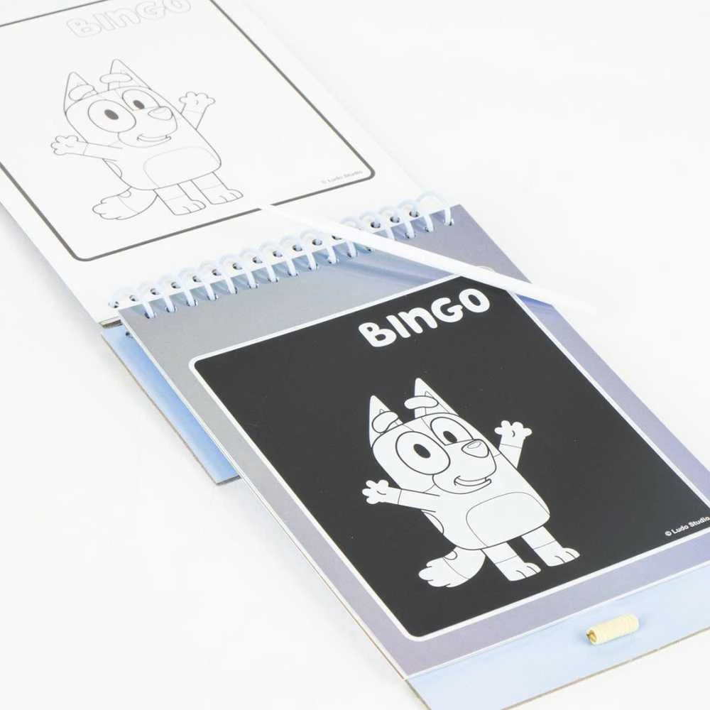 CERDÁ Bluey scratch stationery set