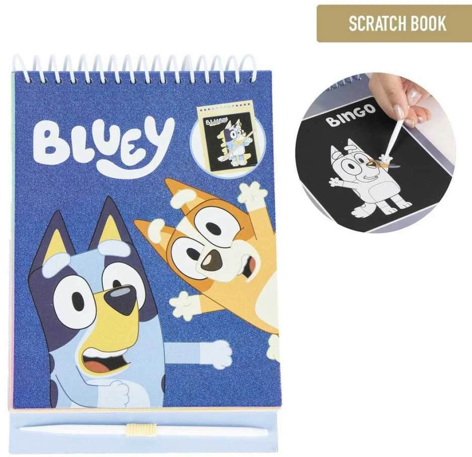 CERDÁ Bluey scratch stationery set