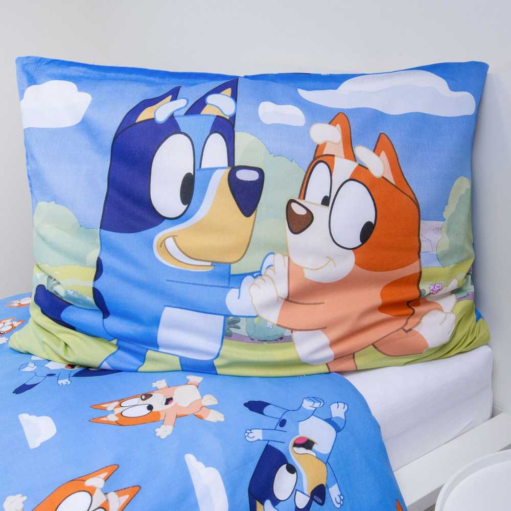 „Bluey Happy Family“ patalynės komplektas 140–200 cm, 70 x 90 cm