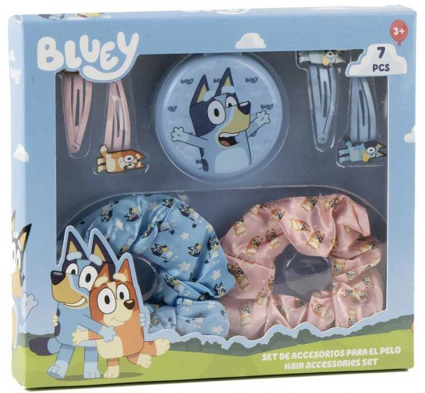 Bluey plaukų aksesuarų rinkinys mergaitėms