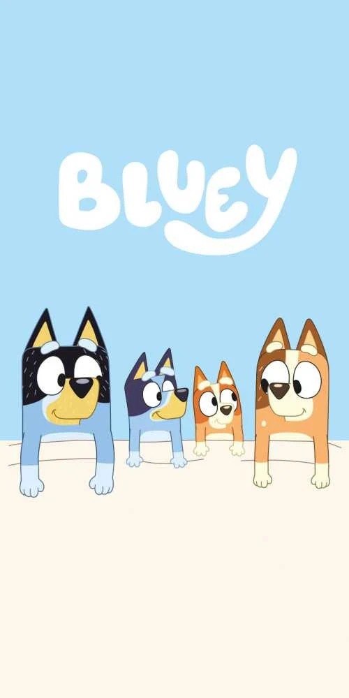 Bluey Vaikiškas rankšluostis, 70x140 cm