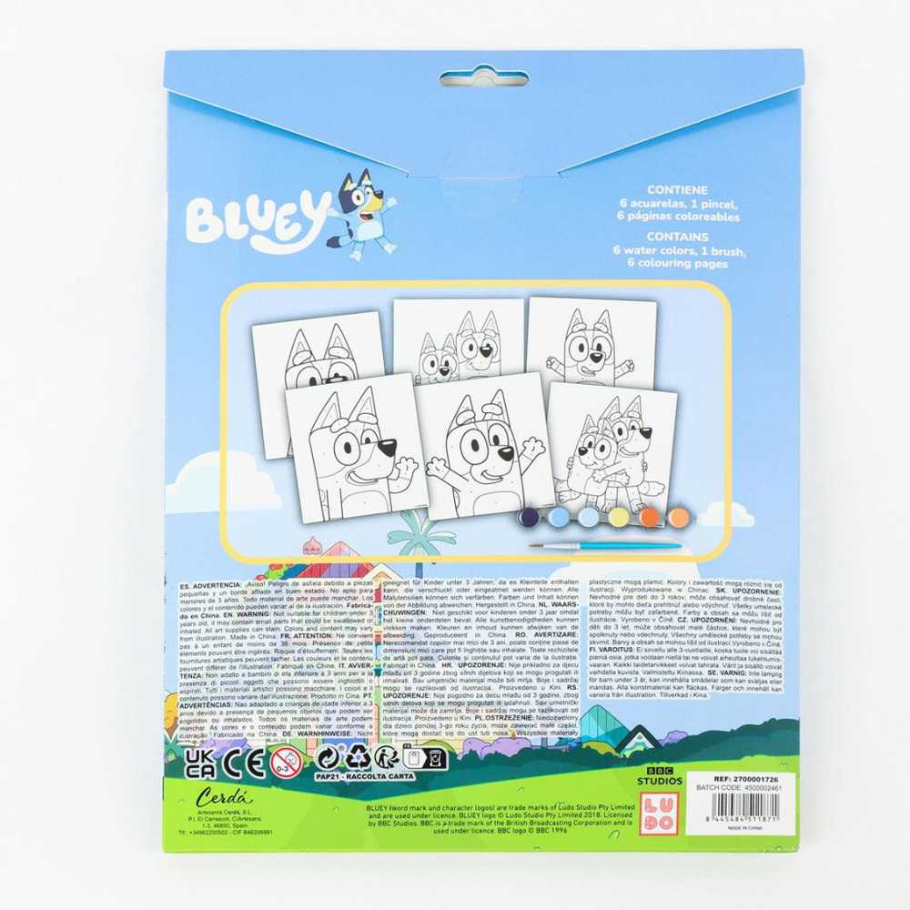 „Bluey To Wave“ dažų rinkinys pagal skaičius