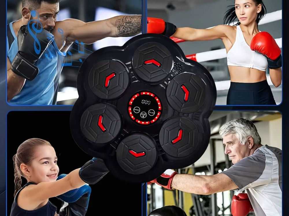 Bokso taikinys su Bluetooth ir USB įkrovimu