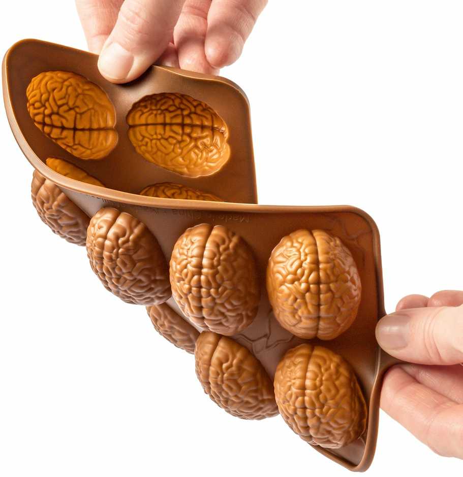 BRAINY želė, šokoladas, ledo formelė