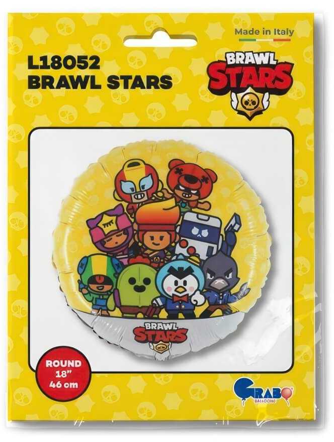 „Brawl Stars“ komandos folijos balionas 46 cm