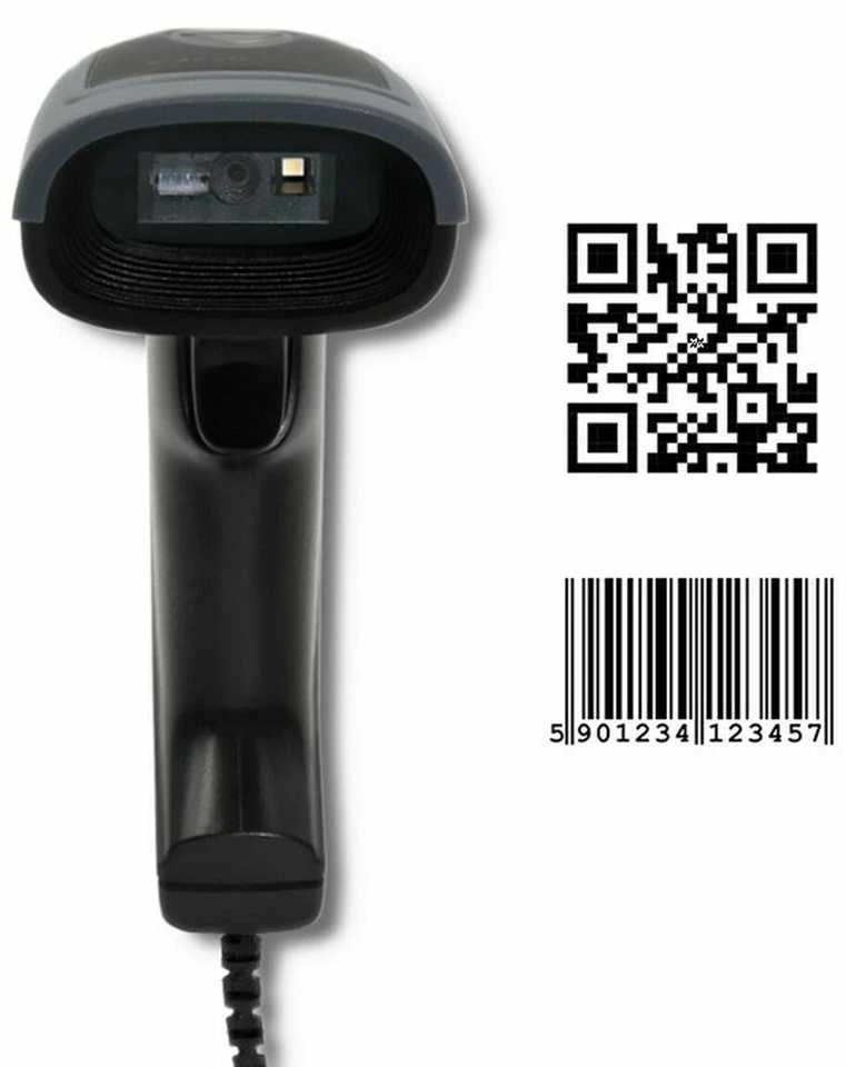 Qoltec 50863 laidinis QR & Brūkšninio kodo skaitytuvas | USB