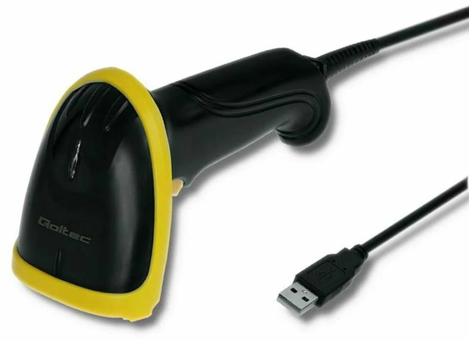 QOLTEC 50867 Barcode scanner 1D 2D USB Juodas