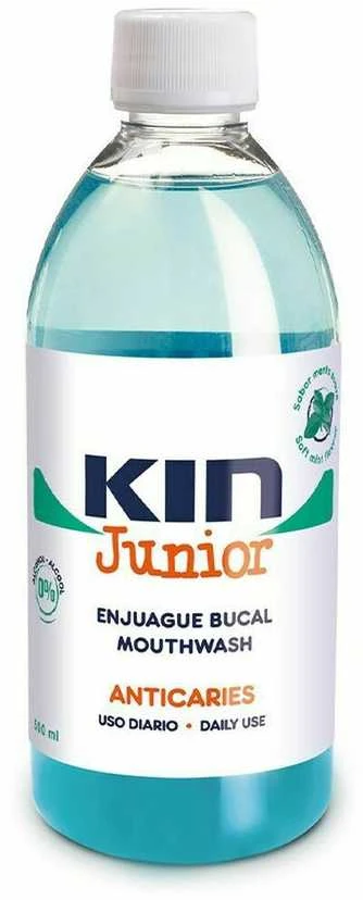 Kin Junior burnos skalavimo skystis 500ml