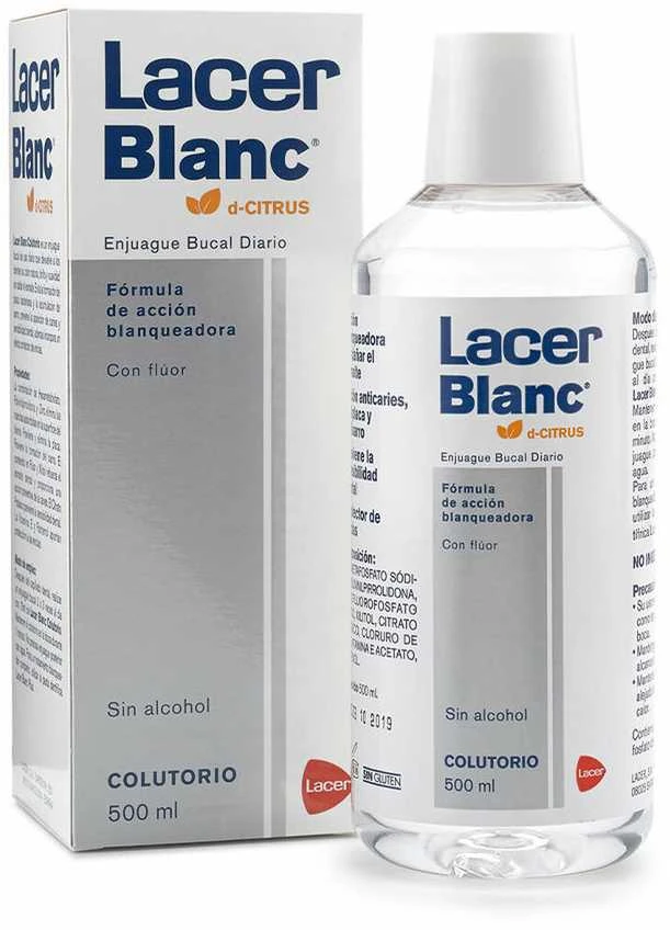 Lacer Lacerblanc D-Citrus burnos skalavimo skystis 500ml