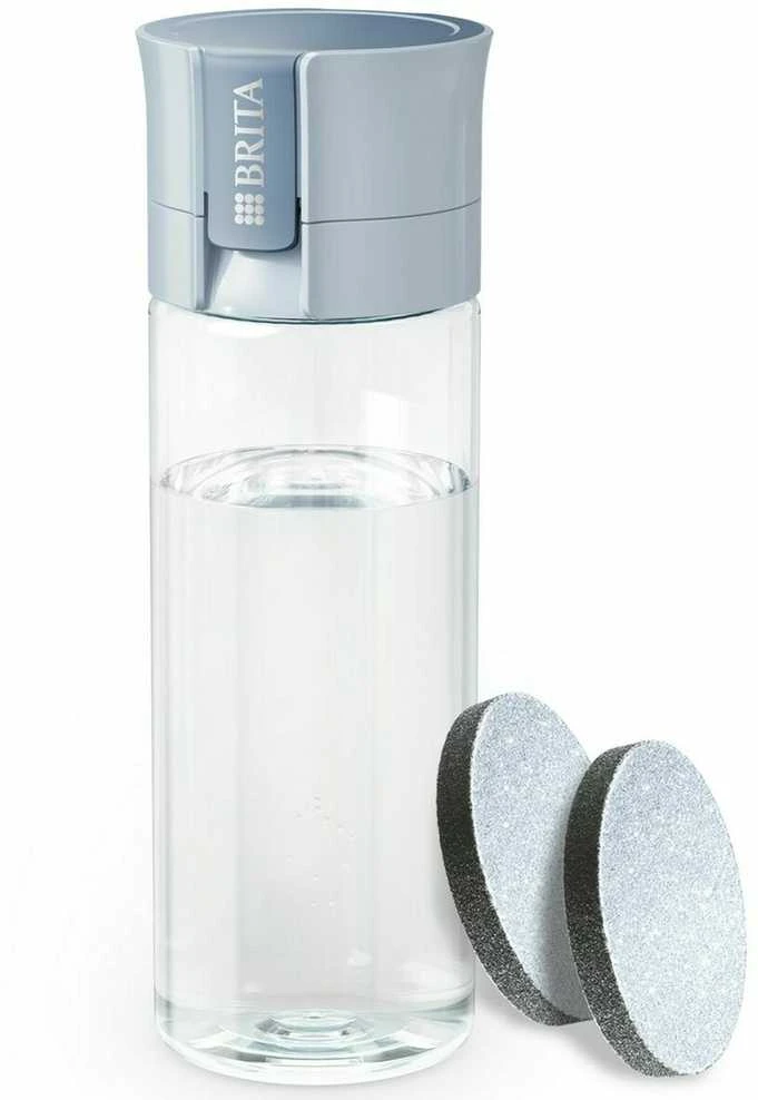 Gertuvė Brita Vital + 2 Brita MicroDisc vandens filtrai, pilkos spalvos