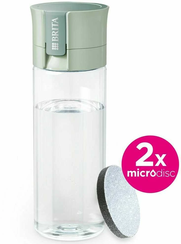 Gertuvė Brita Vital + 2 Brita MicroDisc vandens filtrai, žalios spalvos