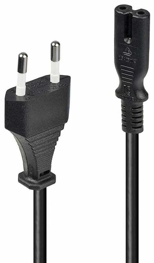 Maitinimo Laidas - LINDY Euro Kištukas į C7 Maitinimo Laidas, 3 m, Juodas