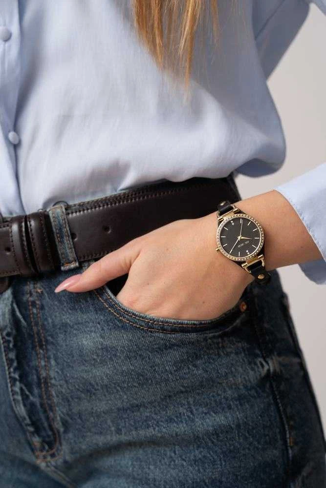 CASIO EDIFICE vyriškas laikrodis EFR-539D-1A - 10ATM (zd114a) + dėžutė