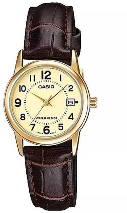 Laikrodis CASIO LTP-V002GL 9BUDF WOMEN S WATCH (zd584e) + BOX