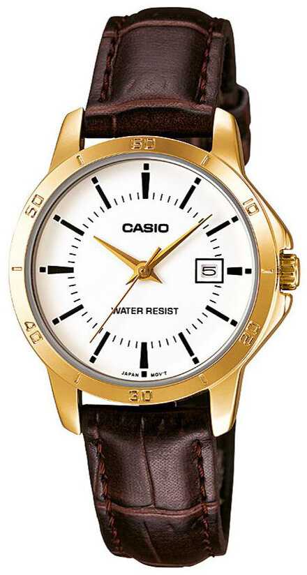 Laikrodis moterims CASIO LTP-V004GL 7A (zd569c) + BOX