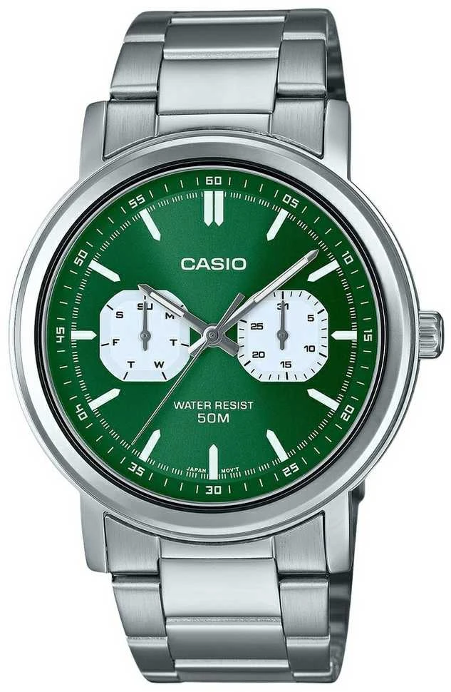 CASIO MTP-E335D-3E VYRIŠKAS LAIKRODIS (zd274c) + DĖŽUTĖ
