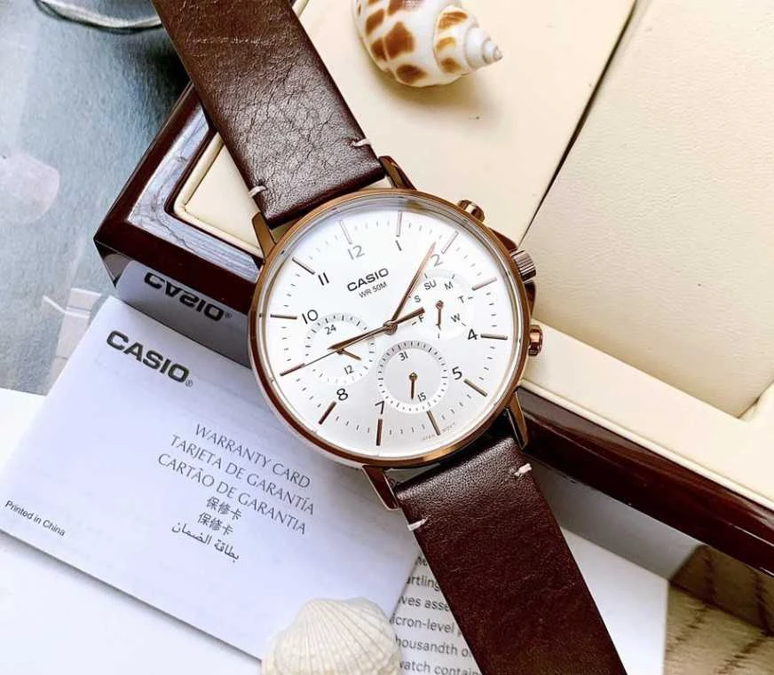 Vyriškas laikrodis CASIO MTP-VT03D-1B + BOX