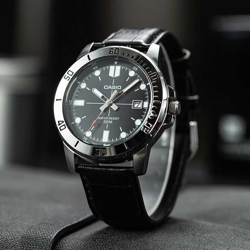 Laikrodis CASIO MEN'S WATCH F-91WB-1ADF + BOX