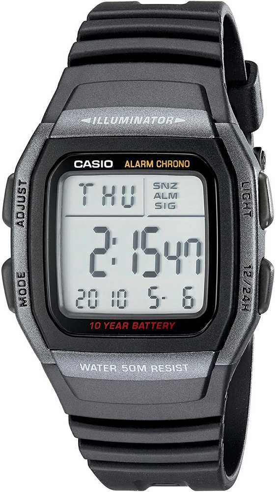 Laikrodis vyrams CASIO W-96H-1B + dėžutė
