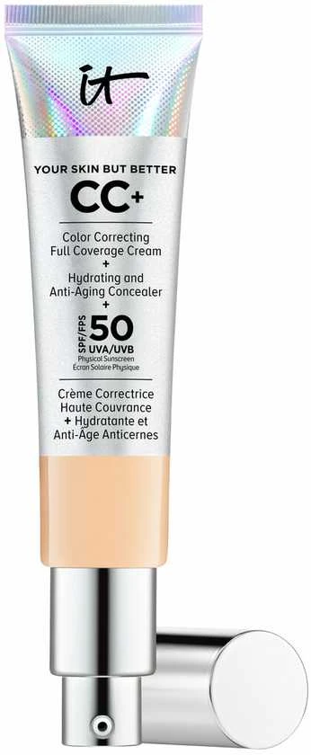 IT Cosmetics - CC+ makiažo pagrindas SPF 50 - šviesiai vidutinis