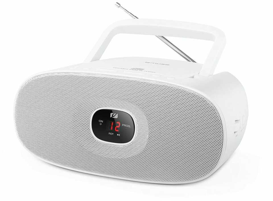 Muse | MD-202RDW | Portable radio CD grotuvas | Baltas