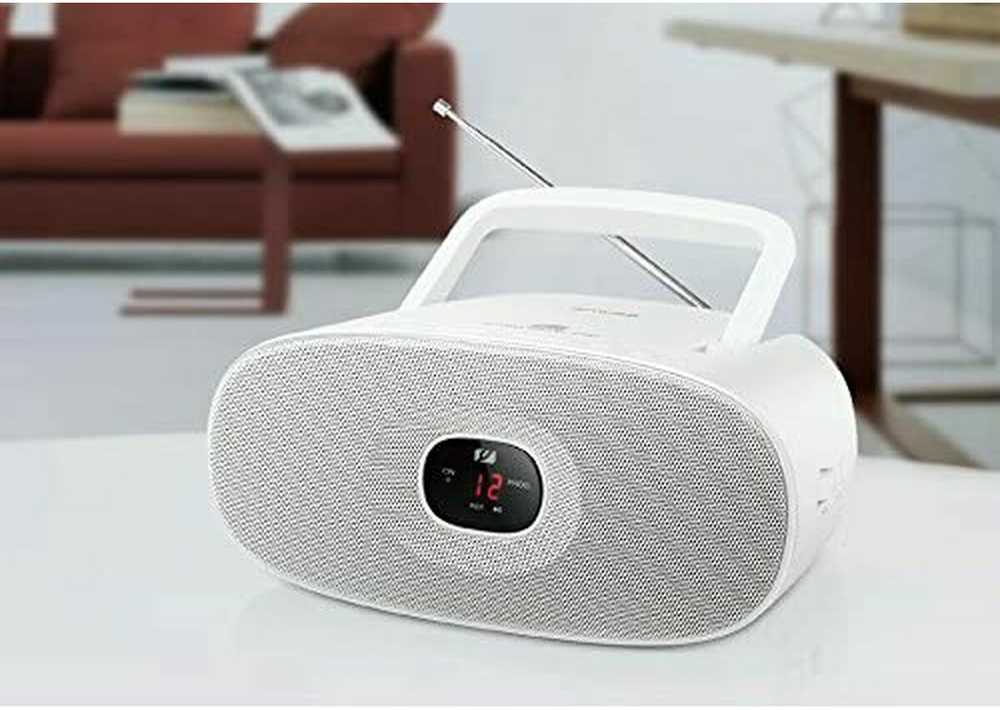 Muse | MD-202RDW | Portable radio CD grotuvas | Baltas