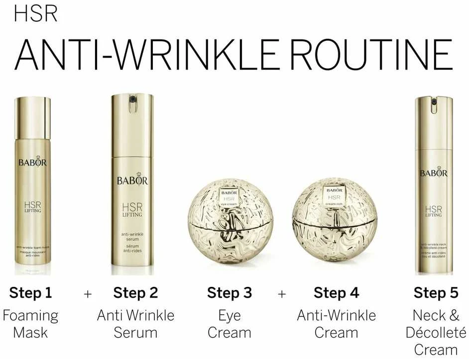 Babor HSR Lifting Anti-Wrinkle Serum stangrinantis veido serumas, 30 ml