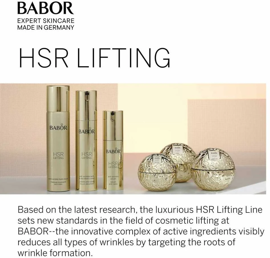 Babor HSR Lifting Anti-Wrinkle Serum stangrinantis veido serumas, 30 ml