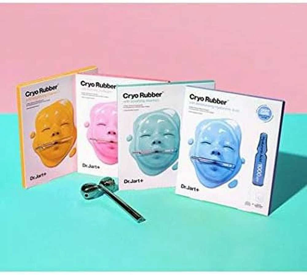 Dr. Jart+ Dr Jart Cryo Vitamin C Rubber Brightening Mask skaistinamoji lakštinė veido kaukė, 1 vnt.