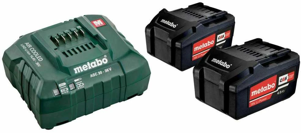 METABO.BATERIJA 18V 5,2Ah x2 + ĮKrovimas