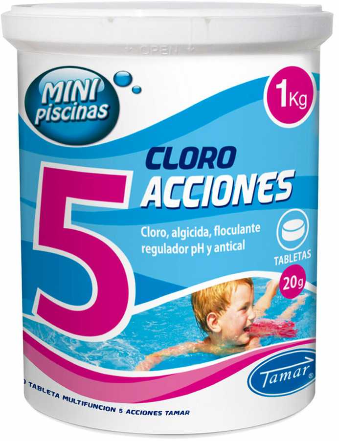 Chloro tabletės Tamar Multifunction, 1kg