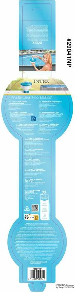 Plaukiojantis chloro dozatorius Intex 29041