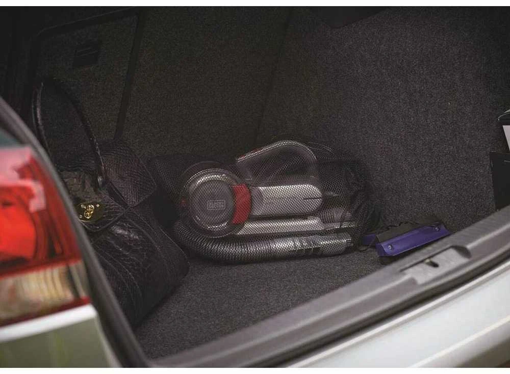 Black & Decker Juodas + DECKER DULKIŲ SIurblys 12V PV1200AV
