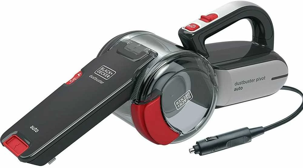 Black & Decker Juodas + DECKER DULKIŲ SIurblys 12V PV1200AV