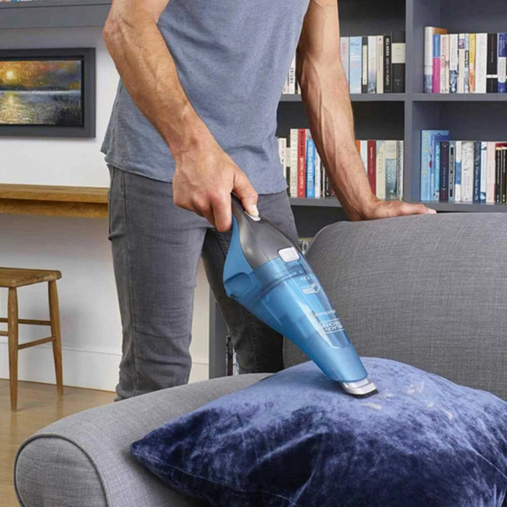 Black & Decker Cikloninis rankinis dulkių siurblys WDC215WA 0,38 L 65 dB 15W Mėlynas