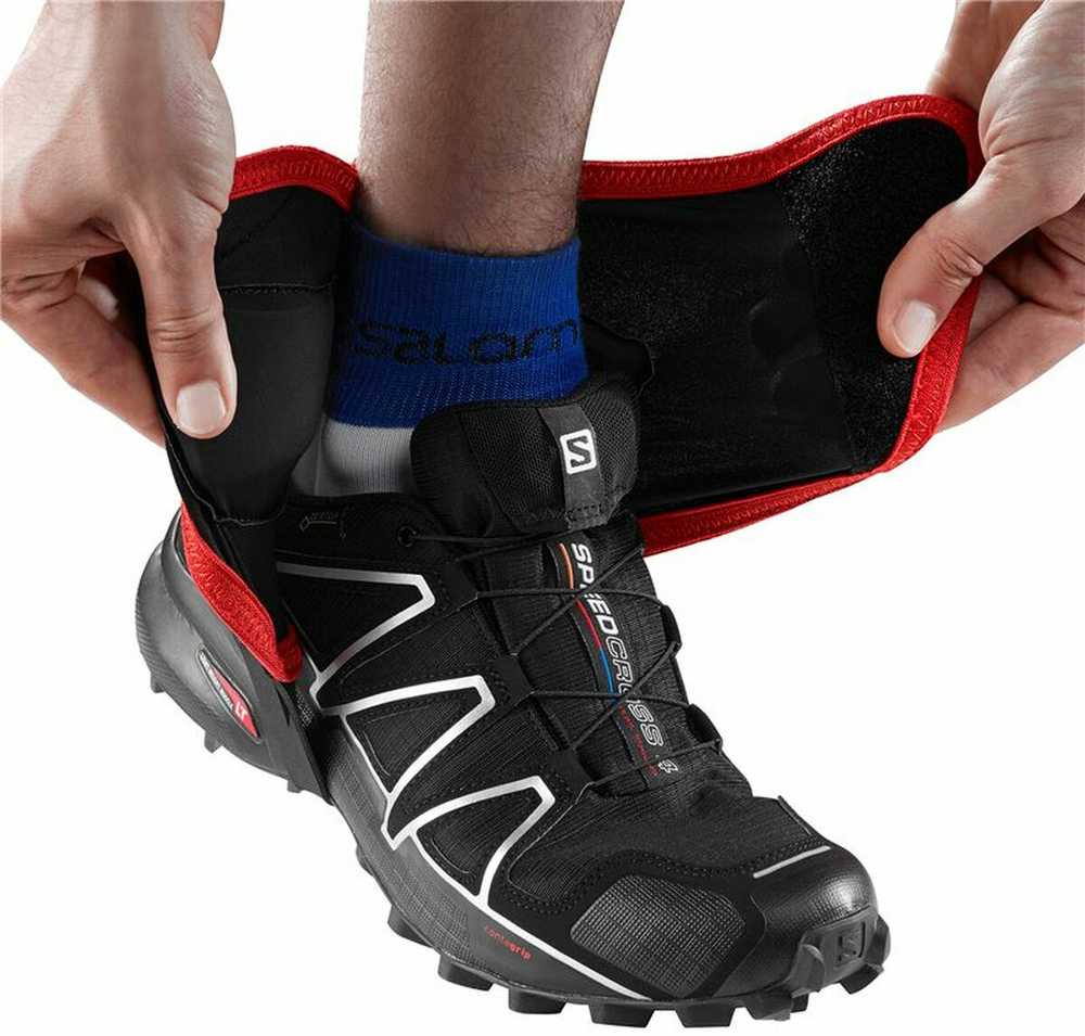 Stuptuty trail gaiters high-juodas-m SALOMON