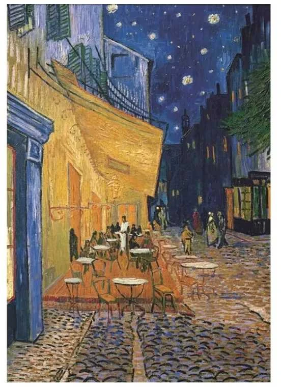 Clementoni Dėlionė 1000 vnt. - Vincentas van Gogas: Kavinės terasa naktį