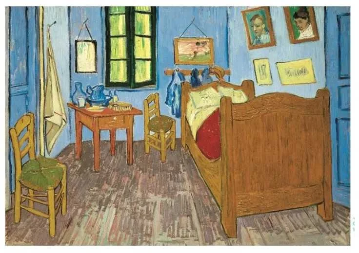 Clementoni Dėlionė 1000 vnt. - Vincentas van Gogas: Miegamasis Arlyje