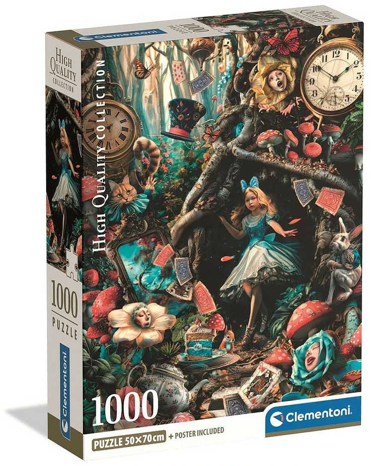 Clementoni Dėlionė 1000 vnt. - Alisa stebuklų šalyje