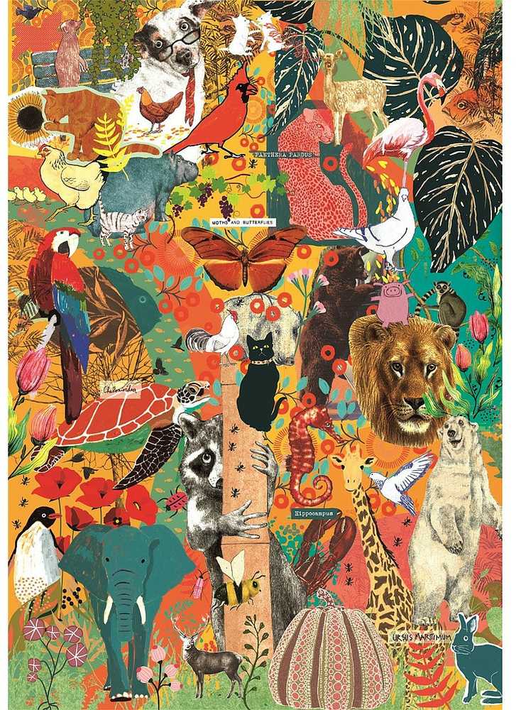 Clementoni dėlionė „Animals Botanics“, 1000 detalių