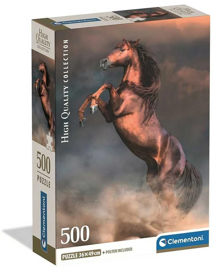 Clementoni Dėlionė 500 vnt. - Žirgas