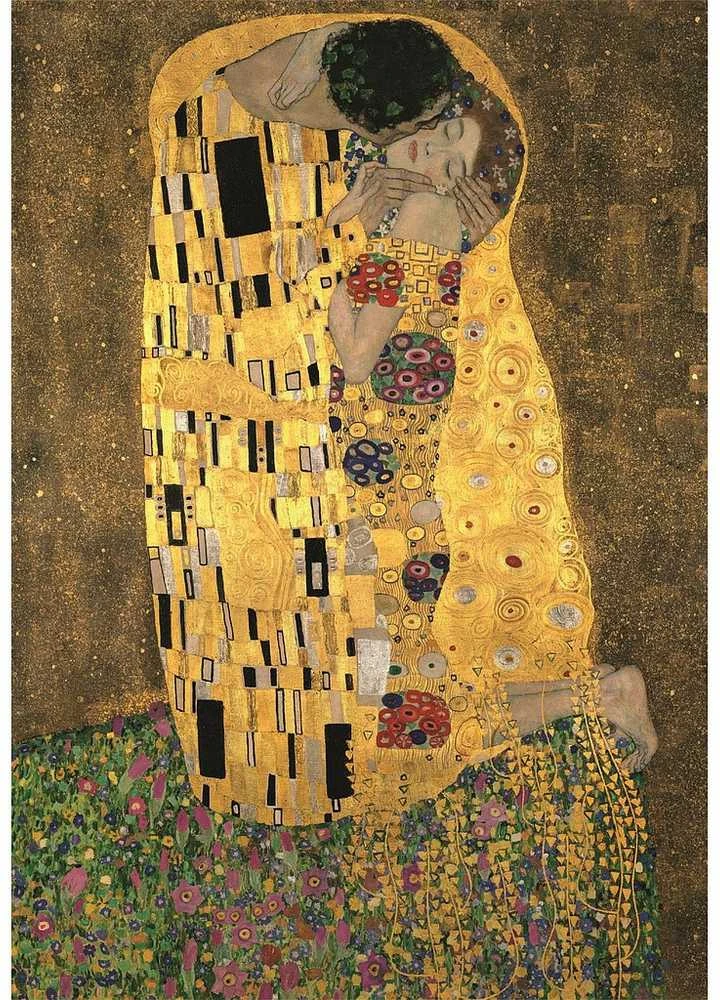 Clementoni Dėlionė 1000 vnt. - Gustavas Klimtas: Bučinys