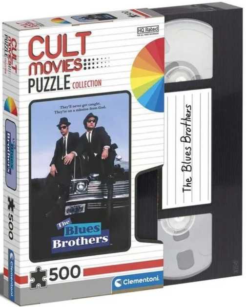 Clementoni Dėlionė 500 vnt. - Broliai Bliuzai (The Blues Brothers)