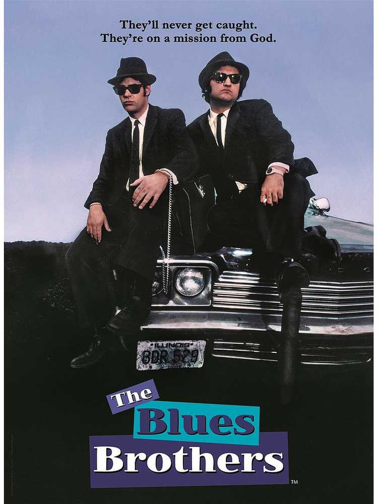 Clementoni Dėlionė 500 vnt. - Broliai Bliuzai (The Blues Brothers)